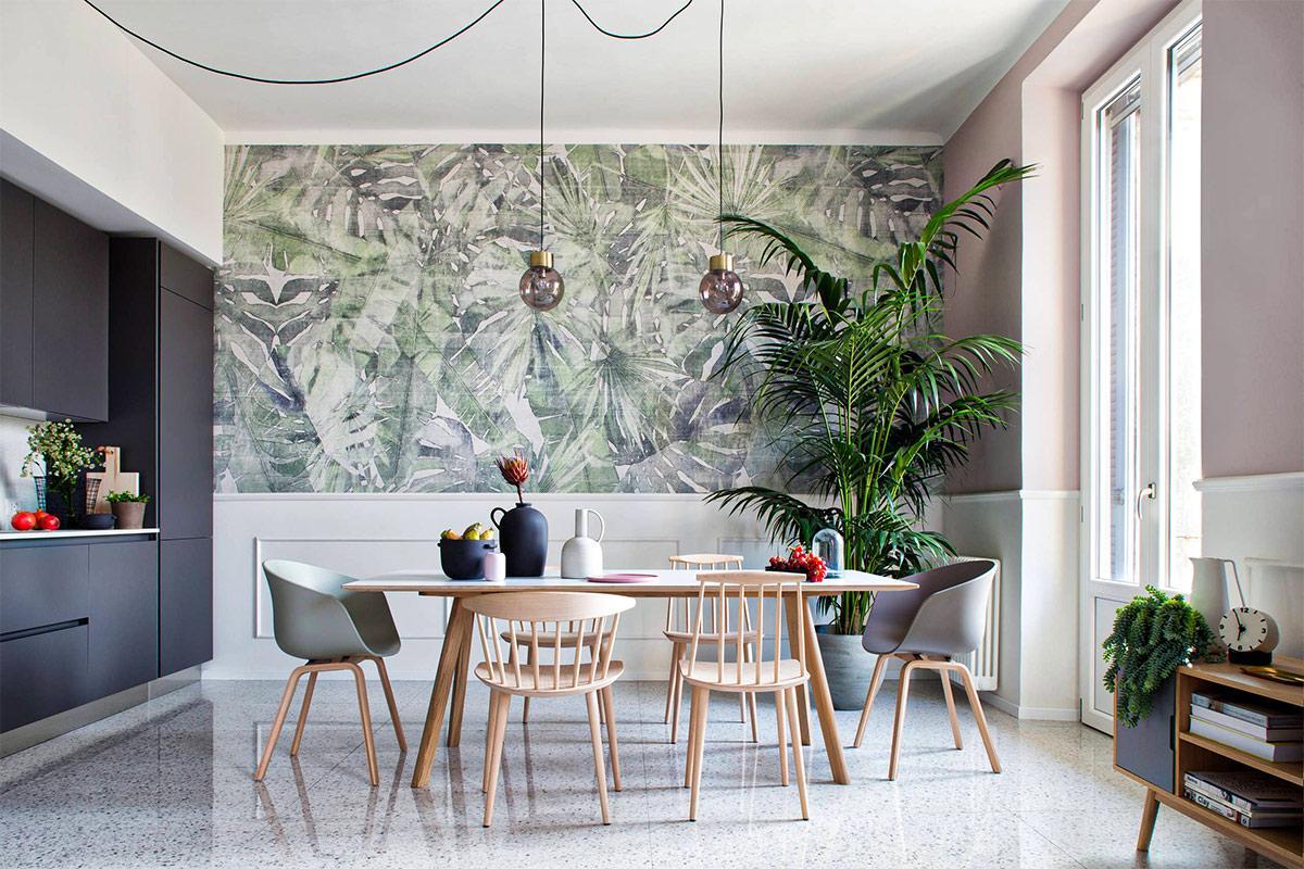 thiết kế thi công nội thất chung cư phong cách tropical